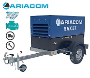 Передвижной компрессор дизельный Ariacom SAX 57 K ПТС
