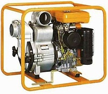 Дизельная мотопомпа для грязной воды DaiShin PTD 405T
