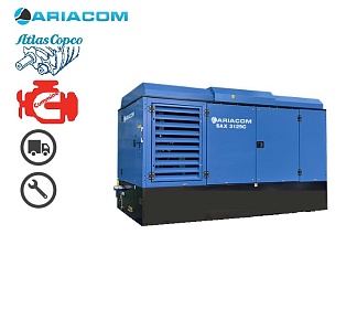 Передвижной компрессор дизельный Ariacom SAX 3129 C